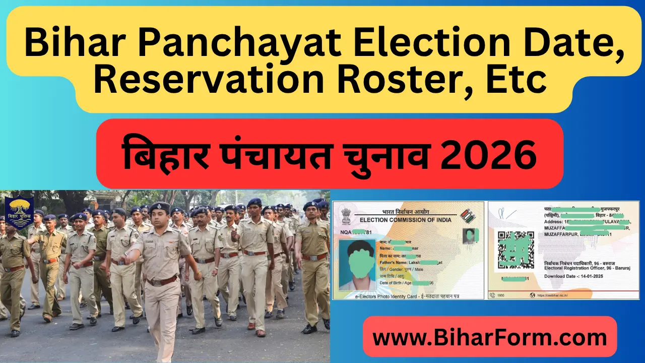 Bihar Panchayat Election Date, Reservation Roster, Etc