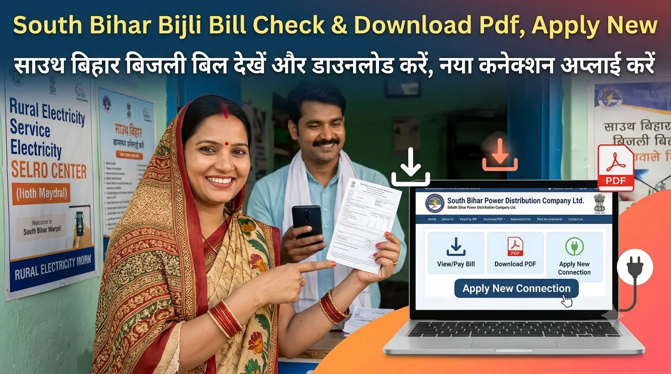 South Bihar Bijli Bill Check & Download Pdf, Apply New